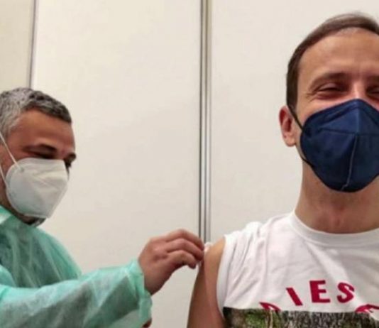 FVG President Massimiliano Fedriga Gets Moderna Vaccine