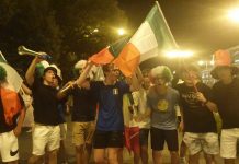Euphoria on Streets of Trieste as Italy Head to Euro 2020 Final