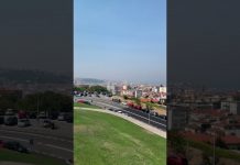 Trieste in Haze Due to Ongoing Wildfires in Carso