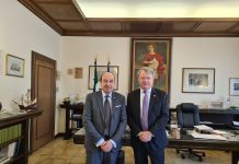 The Prefect Of Trieste Receives The Consul General Of The United States Of America