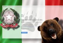 Russian Hackers Post Image Of Bear On Italian Sites