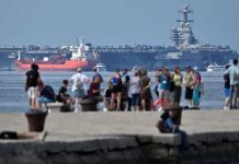The World’s Largest Aircraft Carrier Docked In Trieste