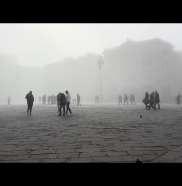 Fog Enveloped Trieste On Sunday Afternoon