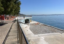 Barcola Waterfront Undergoes Renovation Amidst Seasonal Preparations