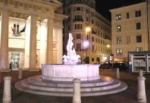 Trieste’s Landmark Aglow in ‘Balestra Blue’ for Renato Balestra’s Centennial