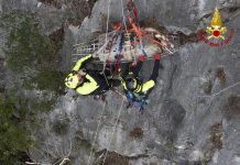 Trieste Firefighters Recover Historic Fountain from Coastal Cliff