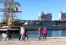 Hundreds Line Up in Trieste to Visit the Majestic Amerigo Vespucci
