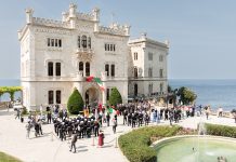 Local Police Mark 163rd Anniversary at Historic Miramare Castle