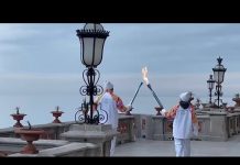 Milano Cortina 2026 Olympic Flame Lights Up Miramare Castle