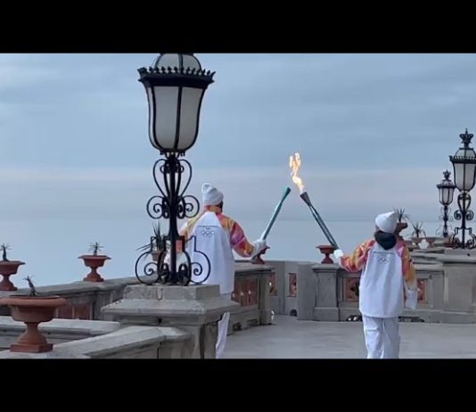 Milano Cortina 2026 Olympic Flame Lights Up Miramare Castle