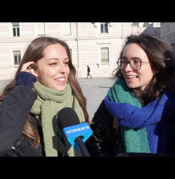 Trieste Residents Make the Most of a Sunny Lunch Hour Ahead of Rainy Forecast