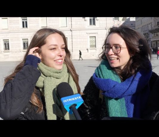 Trieste Residents Make the Most of a Sunny Lunch Hour Ahead of Rainy Forecast
