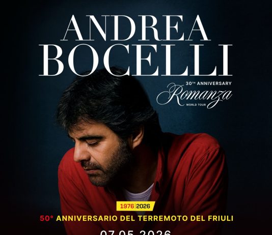 Andrea Bocelli to Perform in Gemona del Friuli for 50th Anniversary of Friuli Earthquake