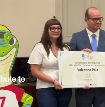 Lizard Named Doro Chosen as Mascot for 2027 European Youth Olympic Festival