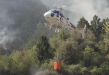 Wildfire Spreads in Carnia, Forcing Evacuation Near Tolmezzo